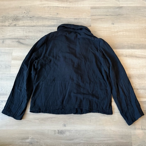 2/$300 Xirena black cotton gauze Cullen blazer jacket - Medium - Picture 10 of 10